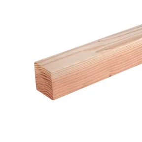 Paal Douglas hout 50x50mm geschaafd