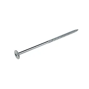 Tellerkopschroef verzinkt 8x200mm Torx T40
