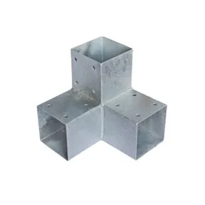 3-Hoek verbinding verzinkt voor palen 90x90mm
