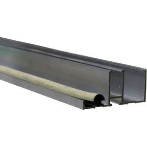Aluminium zijprofiel (tbv polycarbonaat kanaalplaten)