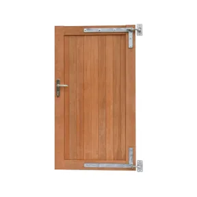 Hardhouten enkele poortdeur rechtsdraaiend 100x180cm inclusief beslag