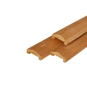 Afdeklat Vuren 35x85mm geschaafd bruin geïmpregneerd