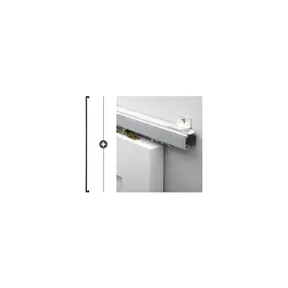Schuifdeur systeem Alfa aluminium 200cm met deurgreep Tupelo 160 mat zwart