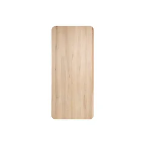 Tafelblad Rustiek C Eiken 40mm met ronde hoeken en facetrand