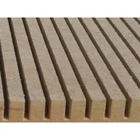 Buig MDF 9mm dwars gegroefd 