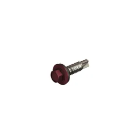 Dakpanplaat schroef 4.8x70mm incl. Neo. ring roodbruin 100st