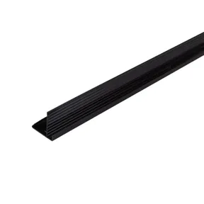 Daktrim aluminium 45x45mm 250cm zwart 