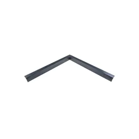 Daktrim aluminium binnenhoek 45x45mm 800mm antraciet 