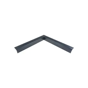 Daktrim aluminium binnenhoek 60x64mm 800mm antraciet 