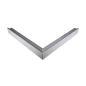 Daktrim aluminium buitenhoek 60x64mm 800mm