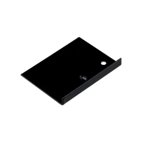 Daktrim aluminium verbindingsplaat 45mm | Zwart