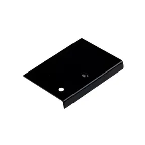 Daktrim aluminium verbindingsplaat 60mm zwart
