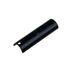 Daktrim aluminium verbindingsplaat kraal 26mm zwart