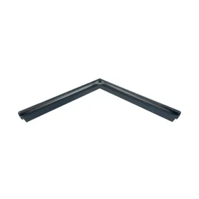 Daktrim aluminium buitenhoek kraal 26x40mm 800mm antraciet