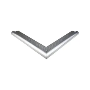 Daktrim aluminium buitenhoek kraal 45x40mm 800mm