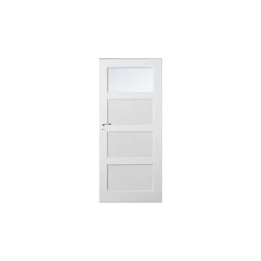 Binnendeur Accent SKS 1235-C1 met satinato glas wit RAL9010