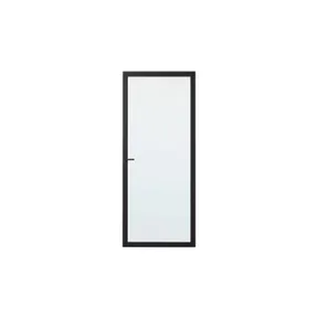 Binnendeur SSL 4000 met nevelglas zwart RAL 9011