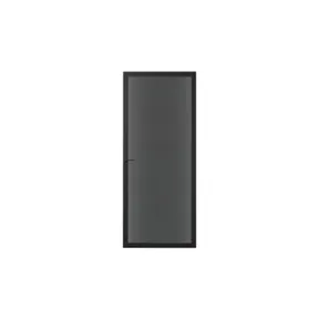 Binnendeur SSL 4000 met rookglas zwart RAL 9011