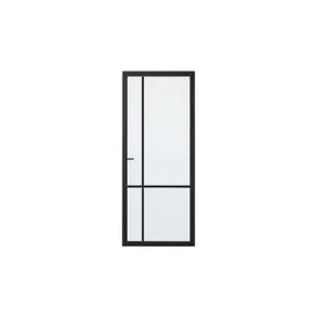 Binnendeur SSL 4009 met nevelglas zwart RAL 9011