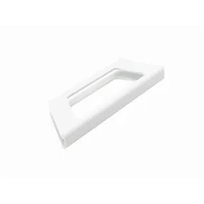 Deurgreep XL voor glazen schuifwand 150x50mm mat wit