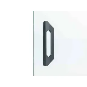 Deurgreep zelfklevend voor glazen schuifwand 150x36mm antraciet 