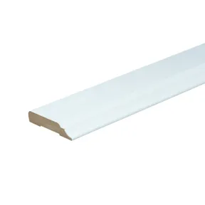 Deurlijst 68 MDF Vochtwerend Chambrant 12x68mm wit voorgelakt per 4 stuks