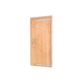 Douglas deur rechtsdraaiend - buitenmaat 100x205cm met RVS deurbeslag