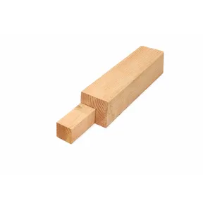 Hoekpaal Douglas hout 150x150mm fijnbezaagd (tbv ringbalk 50x150mm)