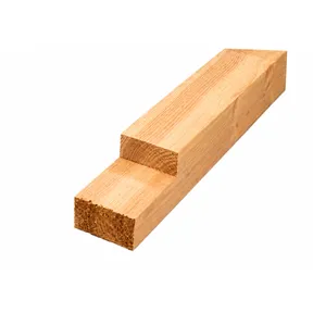 Tussenpaal Douglas hout 150x150mm fijnbezaagd (tbv ringbalk 50x150mm)