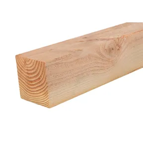 Paal Douglas hout 120x120mm fijnbezaagd 