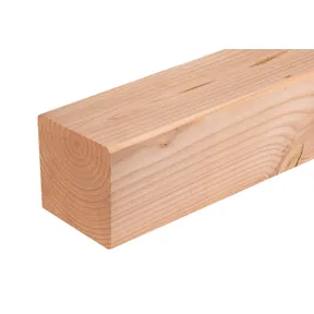 Paal Douglas hout 150x150mm geschaafd aan 145x145mm