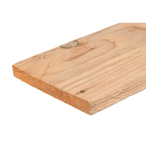Plank Douglas hout 22x200mm fijnbezaagd 