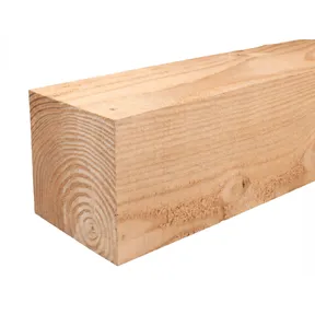 Paal Douglas hout 300x300mm vers gezaagd 