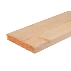 Plank Douglas hout 32x200mm fijnbezaagd 