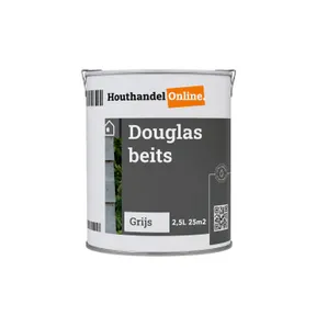 Douglas hout beits grijs RAL 7037