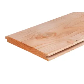 Dakbeschot Douglas hout 18x185mm (werkend) geschaafd 