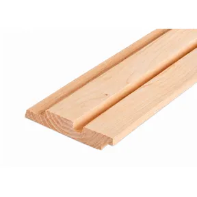 Dubbel Rhombus profiel Douglas hout 19x130mm (werkend 19x120mm) geschaafd 