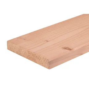 Vlonderplank Douglas hout 28x195mm geschaafd (zonder ribbels) 
