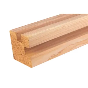 Sleufpaal Douglas hout (hoekpaal) 110x110mm 