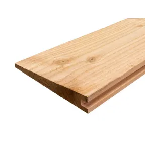 Dubbel Zweeds Rabat Douglas hout 9-30x190mm (werkend 175mm) 2-zijdig fijnbezaagd