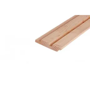 Dubbel Rhombus profiel Douglas hout 26x145mm (werkend 26x130mm) geschaafd 