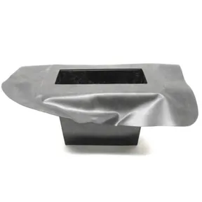 EPDM noodoverloop 300x100mm - Zwart