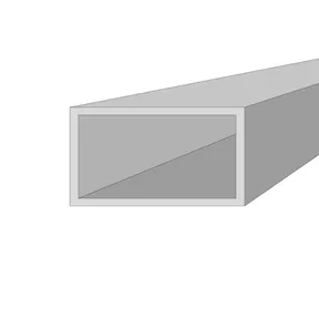 Funderingskoker voor 5-rail glazen schuifwand 4900x107x50mm