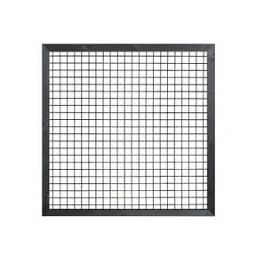 Gaasscherm 180x180cm met Grenen frame zwart