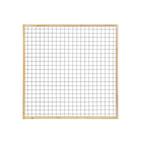 Gaasscherm 180x180cm met smal Grenen frame