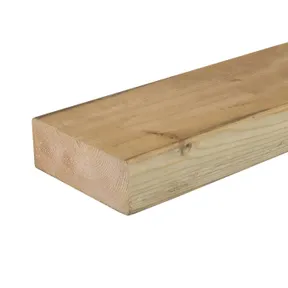 Balk Vuren 63x160mm (58x156mm netto) geschaafd geïmpregneerd 