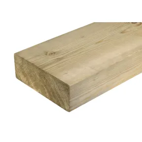 Balk Vuren 75x200mm (70x195mm netto) geschaafd geïmpregneerd