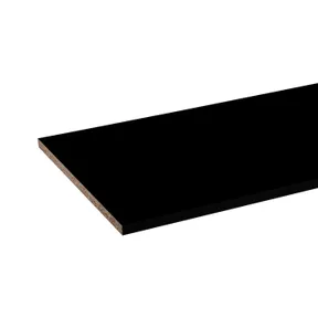 Spaanplaat geplastificeerd kastplank 18mm zwart