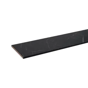 Spaanplaat geplastificeerd kastplank 18mm zwart marmer