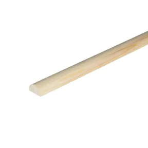 Lat halfrond Grenen 12x24mm geschaafd per 10 stuks